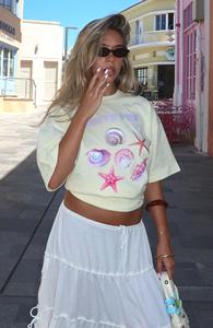 Camiseta Holgada de Verano para Mujer con Estampado de Limón, Ecológica - Product Image 5