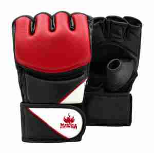 Guantes de MMA a Precio Económico % Cuero Genuino Cierre con Cordones Transpirables Ligeros Personalizables Protección de Alta Calidad - Product Image 1