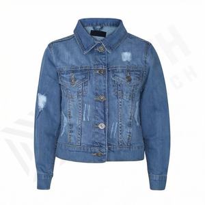 Vestes en jean pour femmes OEM, vêtements décontractés en jean, veste boutonnée d'automne, veste oversize pour femmes, mode tendance streetwear, couleur personnalisée - Product Image 1