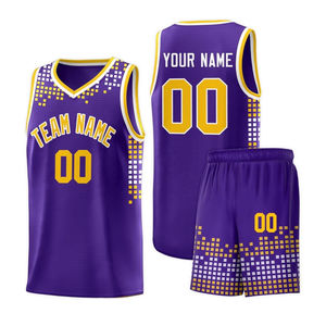 Camiseta de Baloncesto Personalizada al por Mayor, Ropa Deportiva de Equipo Bordada y Cosida de Alta Calidad, Malla Transpirable - Product Image 2