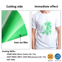Vinyle holographique thermocollant en PU, vinyle holographique en gros, feuille de vinyle HTV pour impression sur t-shirts Renli