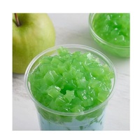 Cube de gelée de fruits Nata De Coco de haute qualité doux et délicieux pouding à la noix de coco moelleux au sirop pour emballage en vrac de thé à bulles