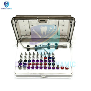 Kit de cirugía de implante dental universal, 50 unidades, fresas de trefina, taladros óseos, expansor y herramientas de implantología guiadas para cirugía oral - Product Image 1