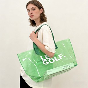 Eco Friendly Custom Logo Size Pvc Tote Bag Promotional clear Plastic Gift Bags Reusable Transparent Shopping Bags