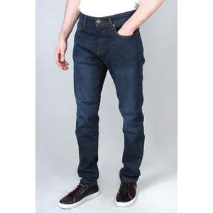 กางเกงยีนส์เดนิมเอวกลาง ALAN Dennis สำหรับผู้ชายพร้อมโลโก้แบบกำหนดเอง - Product Image 1