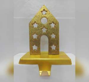 Factory Price MH Sons STK52 Eco-Friendly Star Shape Metal <b>Christmas</b> <b>Stocking</b> Holder Custom Design at Wholesale Price - Product Image 3