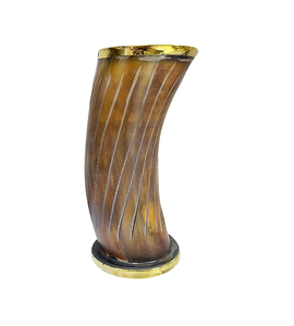 Gran cuerno de cristal de estilo medieval hecho a mano con nombre personalizado para decoración de granja al precio más barato de CRAFT ZONE EXPORT - Product Image 4