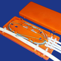Boîtier FOS-34 pour fibre optique FTTH FTTX, boîte de distribution verticale pour câble de branchement, cassette de raccordement pour immeuble d'appartements