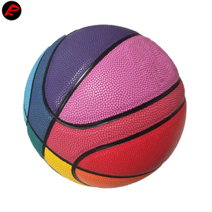Ballon de rue en cuir composite intérieur et extérieur de taille 7 officiel coloré basket-ball en caoutchouc PVC avec logo personnalisé - Product Image 4