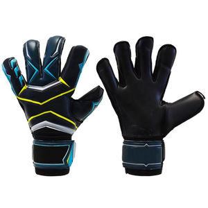 Gants de gardien de but de football professionnels unisexes en cuir de qualité de protection de football appropriés à l'extérieur avec logo personnalisé - Product Image 4
