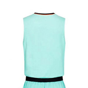 เครื่องแบบบาสเก็ตบอลสำหรับวัยรุ่นผลิตจากวัสดุชั้นดีพร้อมบริการโลโก้ตามสั่ง - Product Image 6