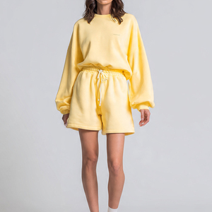 Pantalones Cortos Deportivos para Mujer, 450 GSM, Felpa, Invierno, para Correr, Trotar - Product Image 2