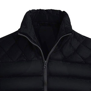 Cómoda y de moda nueva moda de talla grande invierno Puffer Stand Collar chaqueta hombres abrigo cálido hombre chaquetas de invierno - Product Image 3