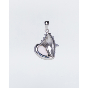Pendentif Coquille de Conque - Plaqué Rhodium - Product Image 4
