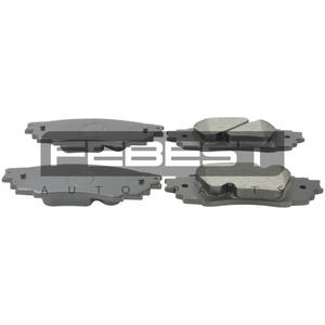 Kit pastiglie freno a disco, posteriore FEBEST (0101-GYL25R) - Product Image 1