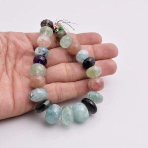 Cuentas Lisas de Gemas Mixtas Naturales de 8 Pulgadas para la Elaboración de Joyería Fina - Product Image 3