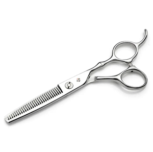 Ciseaux de coiffeur professionnels de coiffure de taille personnalisée noire de nouvelle conception de mode - Product Image 3