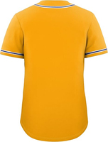 Nueva llegada sublimada camiseta de béisbol en blanco 100% poliéster 3D bordado Logo camisetas de béisbol impresión Digital