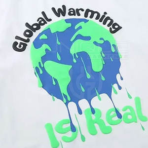 เสื้อยืดพิมพ์ลายพัฟผ้าฝ้ายสไตล์ใหม่เสื้อยืดพิมพ์ลายพัฟสีพัฟแบบกำหนดเองเสื้อยืดสไตล์100% - Product Image 3