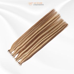 Extensiones de Cabello Humano Invisible con Cinta Adhesiva, Estilo 2026, Cabello Virgen Remy Vietnamita 100% Sin Procesar, Más Populares - Product Image 1