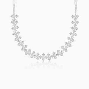 Collar de moda con cuerdas de plata - Product Image 2