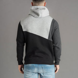 2025 gros Fashionwear hommes sweats à capuche personnalisé sweat dernière conception hiver 100% coton 2 tons à capuche avec logo personnalisé - Product Image 3