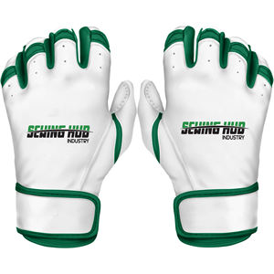 Gants de golf en cuir véritable durable avec emballage de logo personnalisé en cuir souple pour hommes blanc OEM couleur caractéristique du matériau - Product Image 2