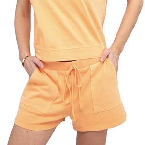 Sweat à capuche skinny et poches Cargo Shorts combinaison combishort deux 2 pièces ensemble femmes vêtements été 2025 femmes costume ensemble personnalisé - Product Image 6