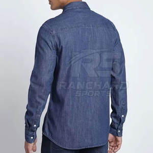 Camisa de Mezclilla Entallada y Elegante para Hombre, Camisa Retro de Calle, Camisa de Mezclilla Informal para Hombre, Camisa Cómoda para el Trabajo y Fiestas - Product Image 2