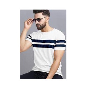 Camiseta holgada 100% de algodón para hombre, ropa de talla grande, cuello suelto, alta calidad, de verano, 100% algodón, venta al por mayor, alta calidad - Product Image 5