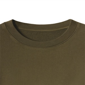 เสื้อสเวตเตอร์แบบสวมหัวของผู้ชายเสื้อสเวตเตอร์แบบสวมหัวคอกลมทรงโอเวอร์ไซส์พิมพ์โลโก้แบบกำหนดเอง - Product Image 3