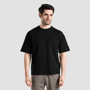 เสื้อยืดคอตตอน 100% สีดำ ลายพิมพ์กราฟิก ผ้าเจอร์ซีย์เนื้อหนา พิมพ์ลายด้วยเทคนิคซิลค์สกรีน - Product Image 2