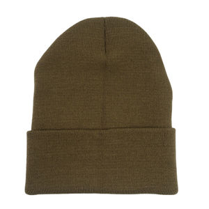 Acanalado Jacquard acrílico al por mayor Unisex tejido personalizado bordado Logo tejido invierno Beanie hombres Beanie sombrero para hombres 2026 - Product Image 1