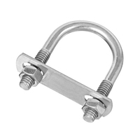 Collier de serrage en acier inoxydable SS304 SS304L de haute qualité en gros M8 M10 M12 M14 M16 M20 U Bolt