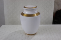 Urna Funeraria Clásica de Metal para Cremación, para Adultos, Bebés y Mascotas, con Diseño Grabado Personalizable, Ecológica y Biodegradable, para Guardar Cenizas