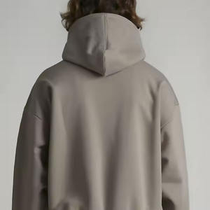 เสื้อกันหนาวมีฮู้ดสำหรับผู้ชายและผู้หญิง, เสื้อสเวตเตอร์สีพื้นเรียบง่ายมีลายพิมพ์ดิจิตอล - Product Image 6