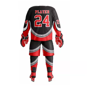 Uniforme de hockey sobre hielo impreso personalizado Precio caliente Uniforme de hockey sobre hielo más vendido - Product Image 2