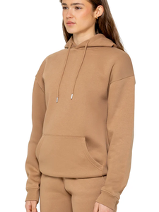 ชุดฮู้ดดี้ผู้หญิงขายดี แขนยาว มีฮู้ด วัสดุคุณภาพดี ระบายอากาศได้ดี ทรงทันสมัย รับผลิตแบบ OEM ODM ขายส่งจากโรงงานโดย Ako - Product Image 4