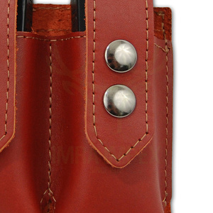 Porte-revues double en cuir de vache véritable haut de gamme Design durable et sécurisé pour étui tactique au Pakistan - Product Image 4