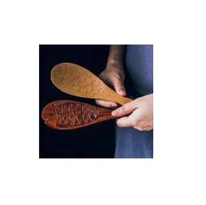 Cuillère à riz en bois artisanat meilleure qualité pagaie à riz en bois cuisine cuillère de service long manche au prix de gros - Product Image 2