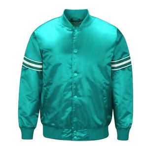 Veste en satin longue et fine avec logo personnalisé, col montant, nouvelle mode d'hiver, vestes pour hommes - Product Image 6