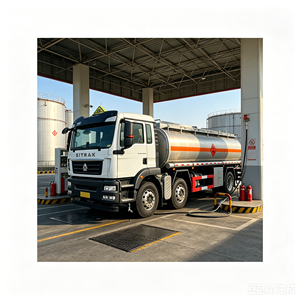 Camion-citerne à carburant, camion-citerne à huile, camion-citerne chimique à méthanol et éthanol, 20 m³, isolé thermiquement, 6x2 Sitrak, acier haute résistance - Product Image 1