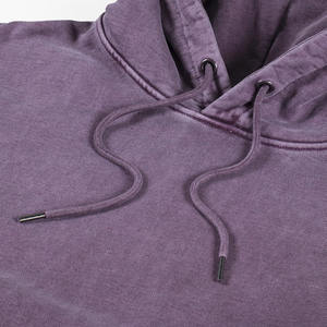 La mayoría de los hombres de venta pulóver ácido lavado sudaderas con capucha de buena calidad poliéster algodón Material hecho manga larga sudadera sudaderas con capucha hombre - Product Image 5