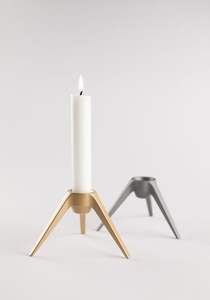 Ensemble de bougeoirs en bois en forme de X, bougeoirs modernes minimalistes pour le salon, décoration d'intérieur - Product Image 2