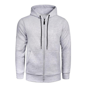 Sudaderas con Capucha Personalizadas para Hombre, de Invierno, de Poliéster/Algodón, con Cierre de Cremallera y Diseño de Bloques de Color en Contraste - Product Image 4