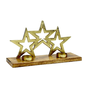 Portavelas Doble de Metal Plateado de la Mejor Calidad, Accesorios de Iluminación para Decoración del Hogar, Precio de Fábrica - Product Image 4