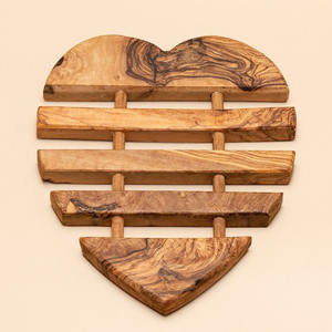 Soporte de diseño salvamanteles de madera decorativos antiescaldado resistente al calor posavasos manteles individuales de madera ideales para ollas y platos calientes - Product Image 5