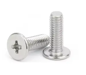 Bolts Manufactures Customised Cross Drive Customized Zinc Nickel Plated Flat Countersunk Head Machine Thread Screw Bolts