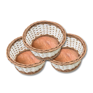 Cestas de ratán artesanales: almacenamiento único con un toque sostenible - Product Image 1