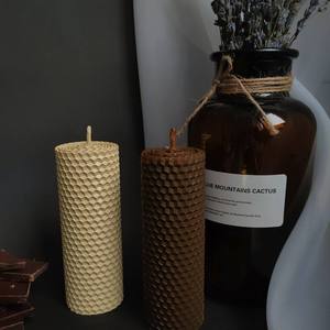 Bán Buôn DIY Nến Làm Kit Sáp Ong Tổ Ong Tấm Cappuccino Colour Và Kích Thước Phạm Vi Nến Cho Trẻ Em - Product Image 3